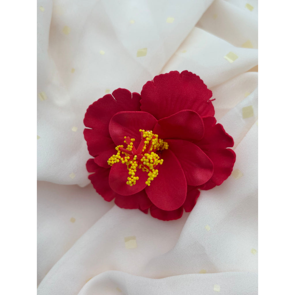 Sei - Red Hibiscus Flower