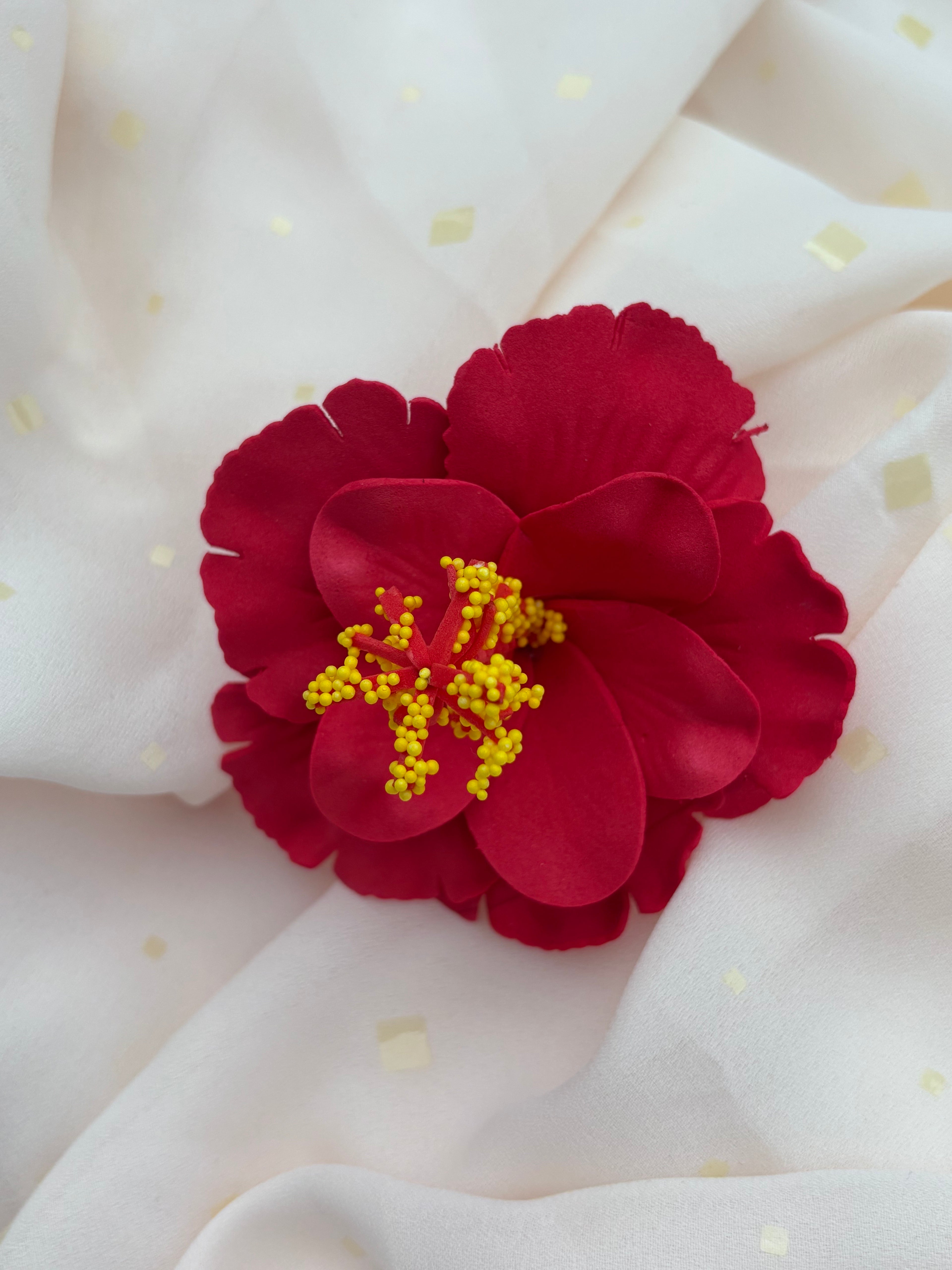 Sei - Red Hibiscus Flower