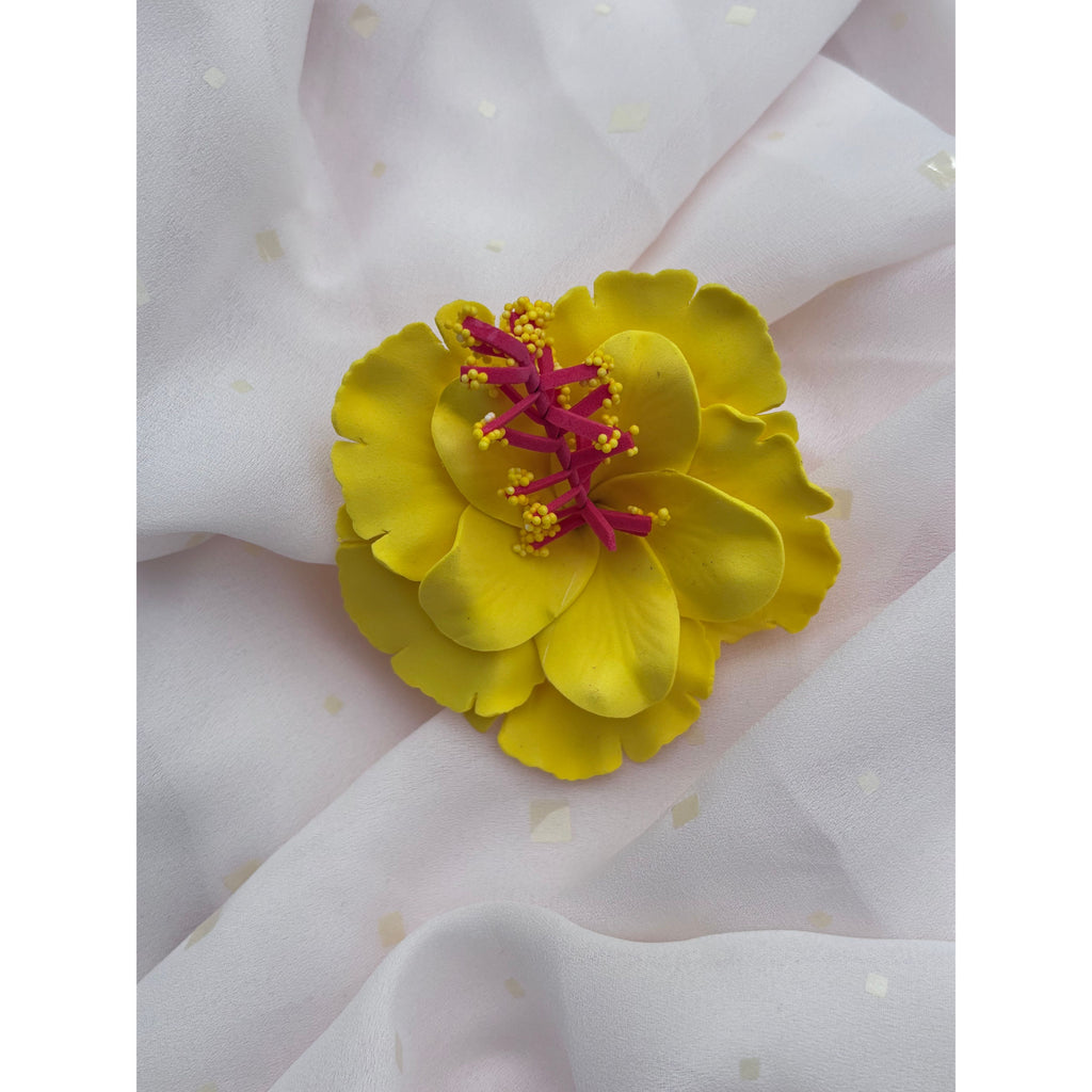 Sei - Yellow Hibiscus Flower