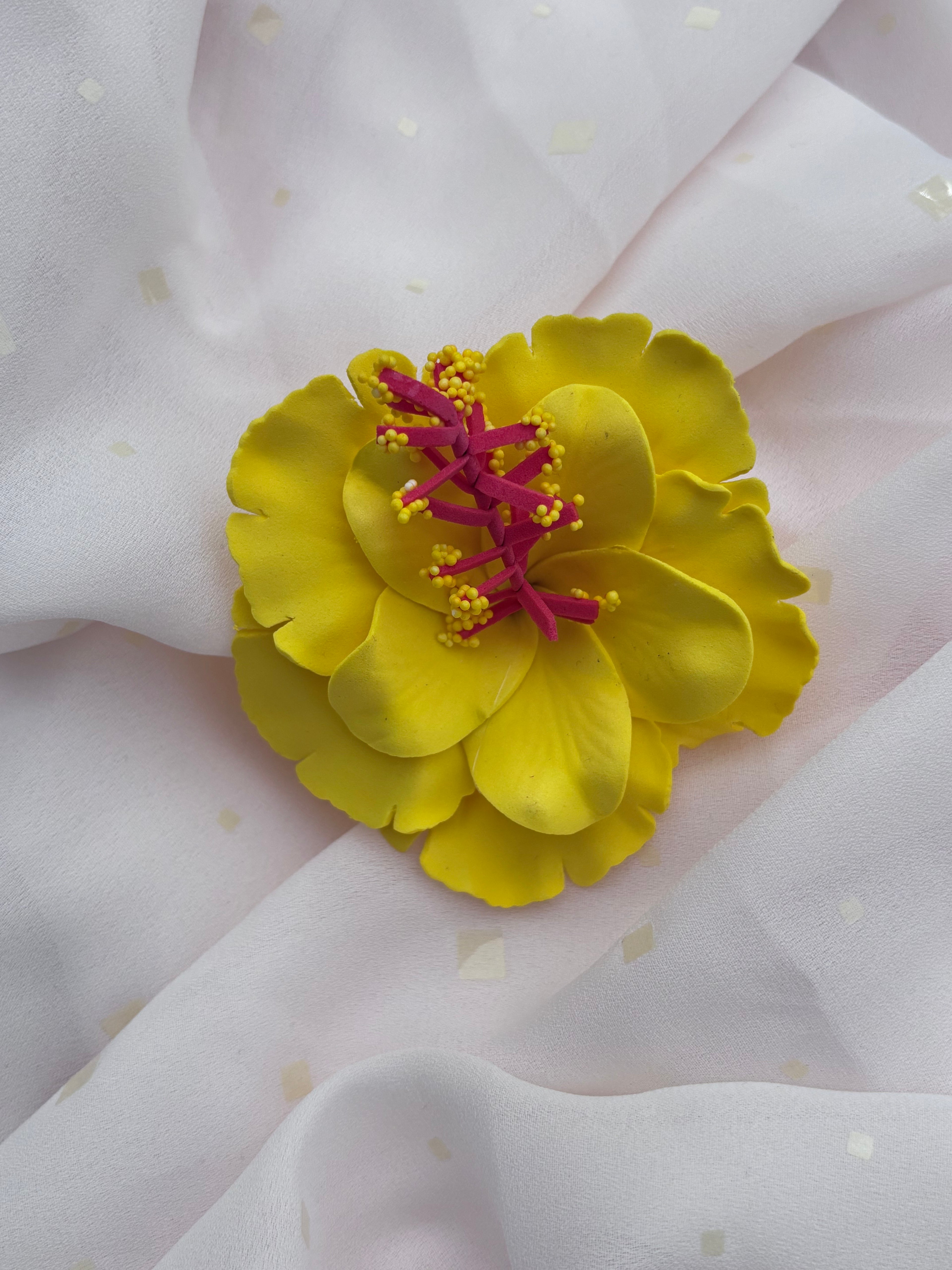 Sei - Yellow Hibiscus Flower