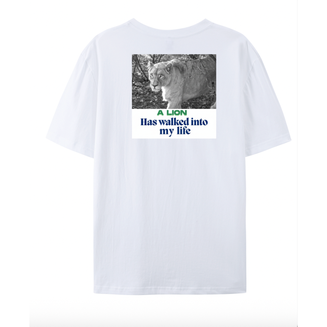 Adults T-Shirt - "A Lion Has Walked Into Your Life." - K3
