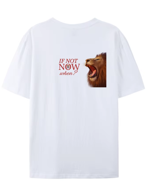 Adults T-Shirt - "If Not Now, When?"