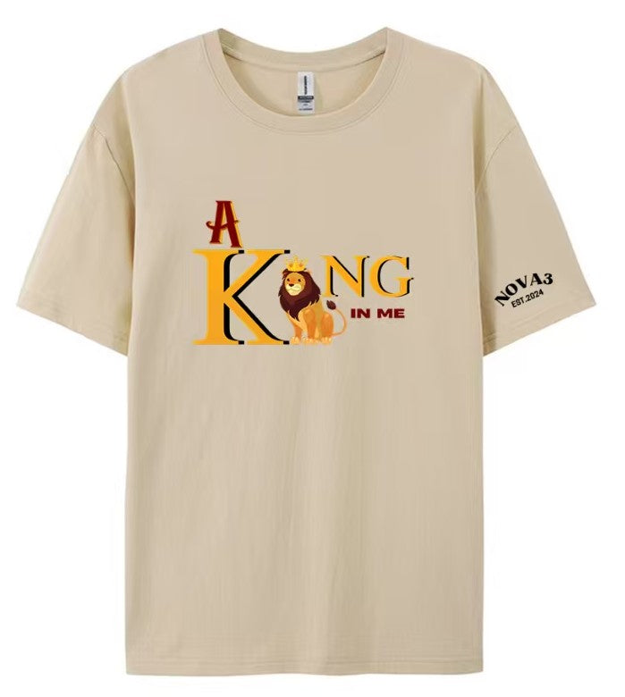 Kids Short Sleeve T-Shirt - "A King in Me"